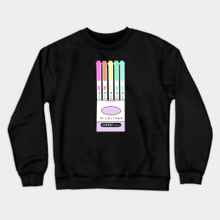 Mildliner Highlighters Crewneck Sweatshirt